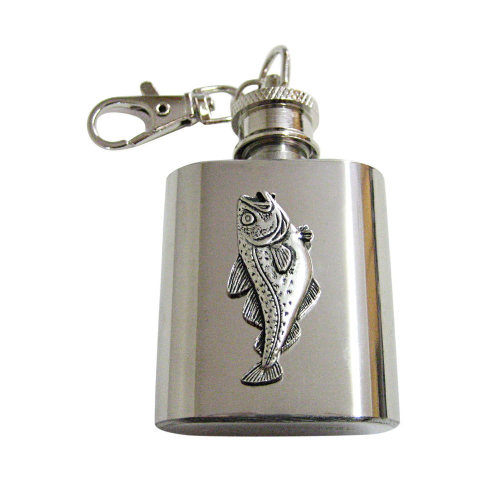 Cod Fish Keychain Flask